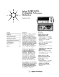 Agilent Technologies 34411A Specifications