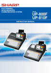 Sharp UP-810F Report sample collection Instruction manual