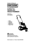 Craftsman 944.360050 Owner`s manual