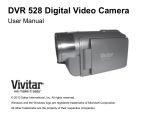 Vivitar DVR 528 User manual