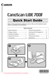 Canon 700F - CanoScan LiDE Specifications