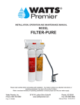 FILTER-PURE - Watts Premier