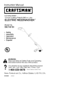 Craftsman 358.745130 Instruction manual