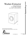 Alliance Laundry Systems CHM166C Installation manual