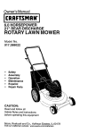 Craftsman 917.388022 Owner`s manual