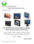 VarTech Systems VT190WSHB2 User`s guide