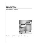 Printronix P5000 Instruction manual