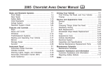 Chevrolet 2005 Aveo Specifications