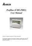 Delta PD-01 User manual
