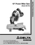 Delta 36-070 Instruction manual