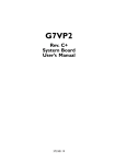 Microsoft G7VP2 User`s manual