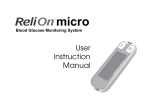 ReliOn Confirm Instruction manual