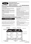 Rayburn Two-Oven Specifications