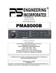 PS Engineering PMA8000 Specifications