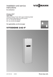 Viessmann Vitodens 242-F Operating instructions