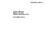 Vauxhall Meriva Owner`s manual