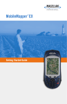 Magellan MobileMapper - GPS Software Specifications