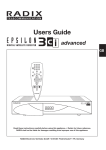 Radix EPSILON 3 ci System information