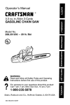 Craftsman 358.351202 Operator`s manual