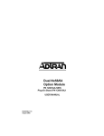 ADTRAN DUAL Nx56/64 1200142L1# User manual