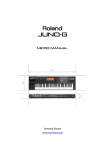 Roland JUNO-G Specifications