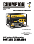 Champion 46514 Owner`s manual