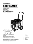 Craftsman 580.329140 Owner`s manual
