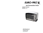 Euro-Pro JO287 Owner`s manual