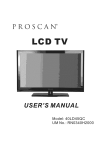 ProScan 32LC30S57 Instruction manual