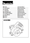 Makita 4101RH Instruction manual