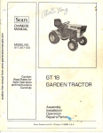 Sears 917.257120 Owner`s manual