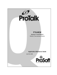 ProSoft Technology ProTalk PTQ-104C Operating instructions