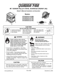 Quadra-Fire MTVERNINSAE-CSB Owner`s manual