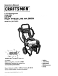Craftsman 580.762202 Operators Operating instructions