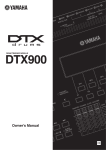 Yamaha DTX900 Owner`s manual