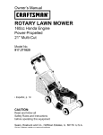 Craftsman 917.371820 Owner`s manual