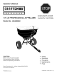 Craftsman 486.245941 Operator`s manual