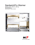 BKI Fry Warmer FW-15 Service manual
