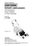 Craftsman 917.378893 Owner`s manual