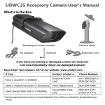 Uniden UDWC25 User`s manual