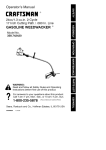 Craftsman 358.742420 Operator`s manual