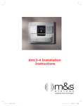M&S Systems dmc3-4/dmc1 Product specifications