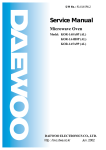 Daewoo KOR-1A5A Service manual