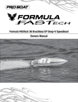 ProBoat Formula Instruction manual