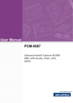Advantech INTEL PCM-9587 User manual