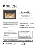 Archgard Optima 32-1 Specifications