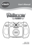 VTech Kidizoom Camera refresh User`s manual