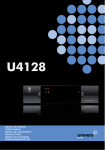 Univers by FTE U4128 User`s manual