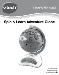 VTech Adventure Learning Globe User`s manual