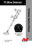 Minelab F3 Technical data